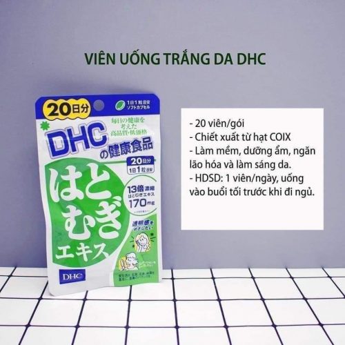 viên uống trắng da DHC Nhật Bản