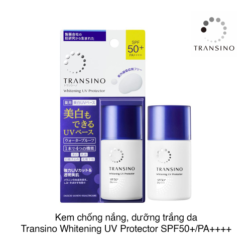 Kem dưỡng trắng chống nắng ban ngày Transino Whitening Day SPF 50+ 30ml Nhật Bản