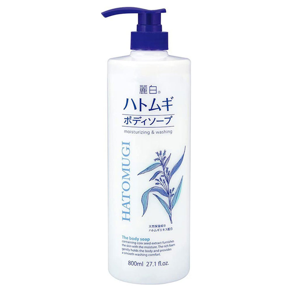 Sữa tắm dưỡng ẩm trắng da Hatomugi Moisturizing Washing 800ml chiết xuất từ hạt Coix (hạt ý dĩ) chứa nhiều axit béo và dưỡng chất vitamin E, B1, B12 giúp nuôi dưỡng làn da mịn màng, loại bỏ tế bào sừng sần sùi, dưỡng trắng da hiệu quả. Bên cạnh đó cung cấp độ ẩm cần thiết cho làn da căng mướt, tràn đầy sức sống. Sản phẩm đạt chất lượng Nhật Bản, an toàn cho làn da và sức khỏe. Sữa tắm dưỡng ẩm trắng da Hatomugi Moisturizing Washing 800ml chiết xuất từ hạt Coix (hạt ý dĩ) chứa nhiều axit béo và dưỡng chất vitamin E, B1, B12 giúp nuôi dưỡng làn da mịn màng, loại bỏ tế bào sừng sần sùi, dưỡng trắng da hiệu quả. Bên cạnh đó cung cấp độ ẩm cần thiết cho làn da căng mướt, tràn đầy sức sống. Sản phẩm đạt chất lượng Nhật Bản, an toàn cho làn da và sức khỏe.