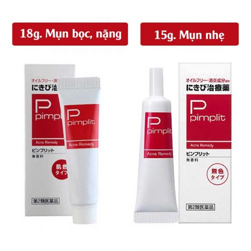 Kem Trị Mụn Shiseido Pimplit Nhật Bản 15g trị mụn nhẹ - 18g trị mụn nặng