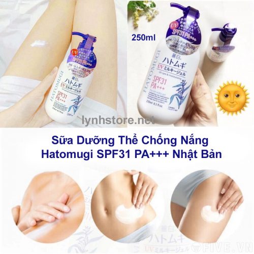 Sữa Dưỡng Thể Chống Nắng Hatomugi SPF31