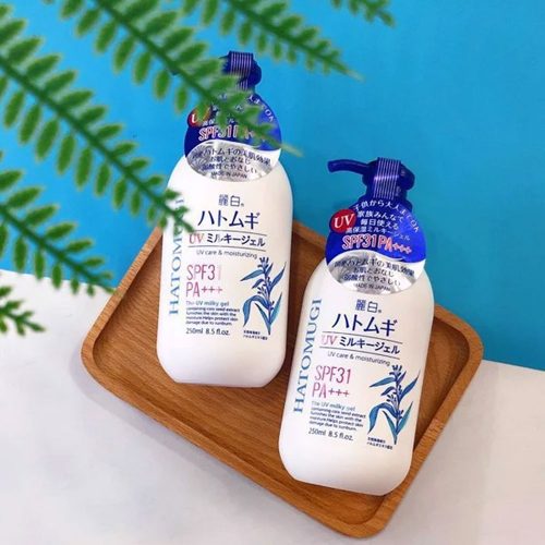 Sữa Dưỡng Thể Chống Nắng Hatomugi SPF31 PA+++ Nhật Bản 250ml