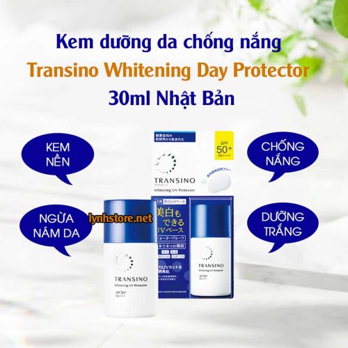 Kem dưỡng trắng chống nắng ban ngày Transino Whitening Day SPF 50+ 30ml Nhật Bản