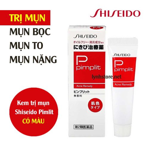 Kem Trị Mụn Shiseido Pimplit Nhật Bản 15g trị mụn nhẹ - 18g trị mụn nặng