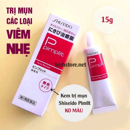Kem Trị Mụn Shiseido Pimplit Nhật Bản 15g trị mụn nhẹ - 18g trị mụn nặng