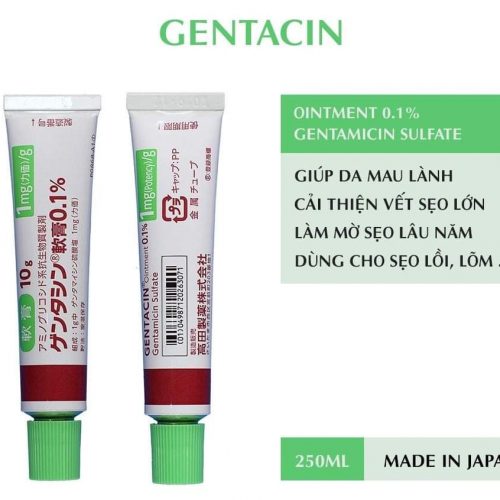 Kem trị sẹo Gentacin Nhật Bản tuýp 10g