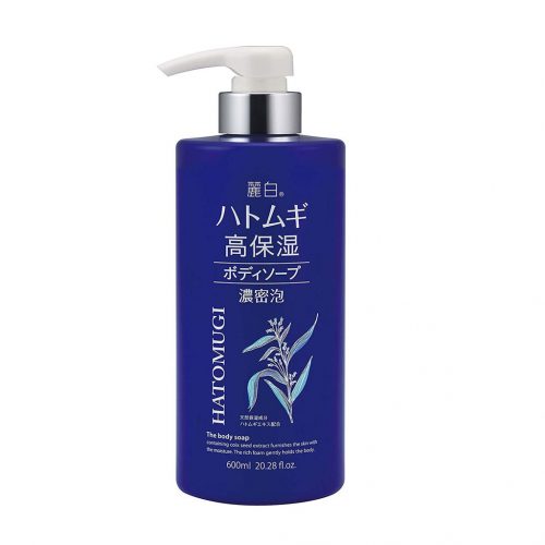 Sữa tắm Hatomugi màu xanh dưỡng ẩm, dưỡng trắng 600ml