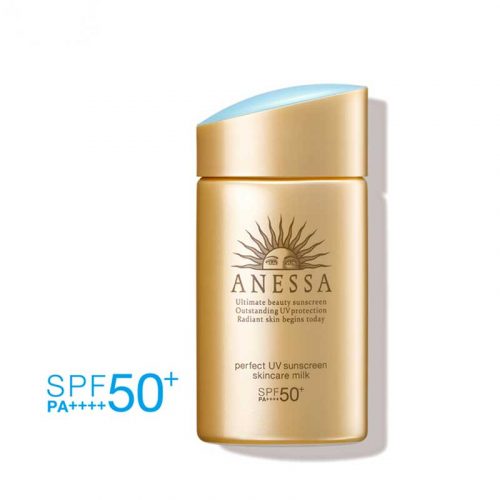 Kem chống nắng Anessa Perfect UV Sunscreen Skincare Milk SPF 50+ dạng sữa 60ml