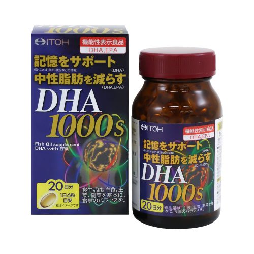 Viên uống Bổ Não Dha 1000mg & Epa 14mg Itoh 120 Viên Nhật Bản