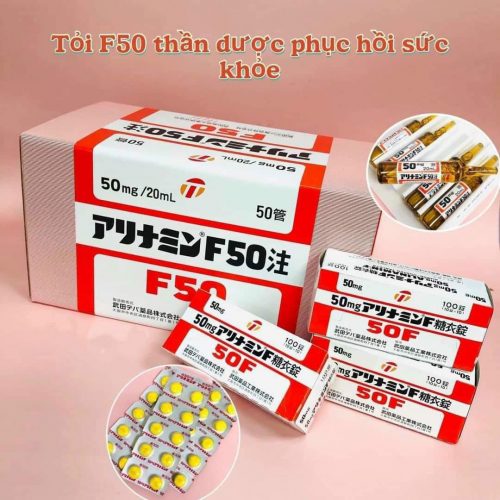 Tỏi uống Alinamin F50 dạng viên 100 viên Nhật Bản