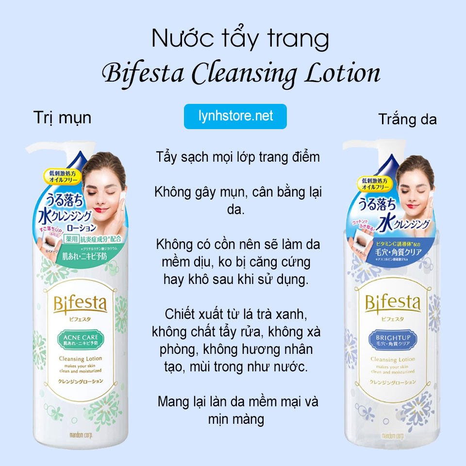 Nước tẩy trang Bifesta Cleansing Lotion 300ml Nhật Bản