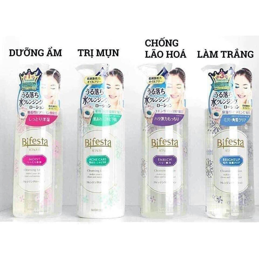 Tẩy trang Bifesta Cleansing Lotion Bright Up
