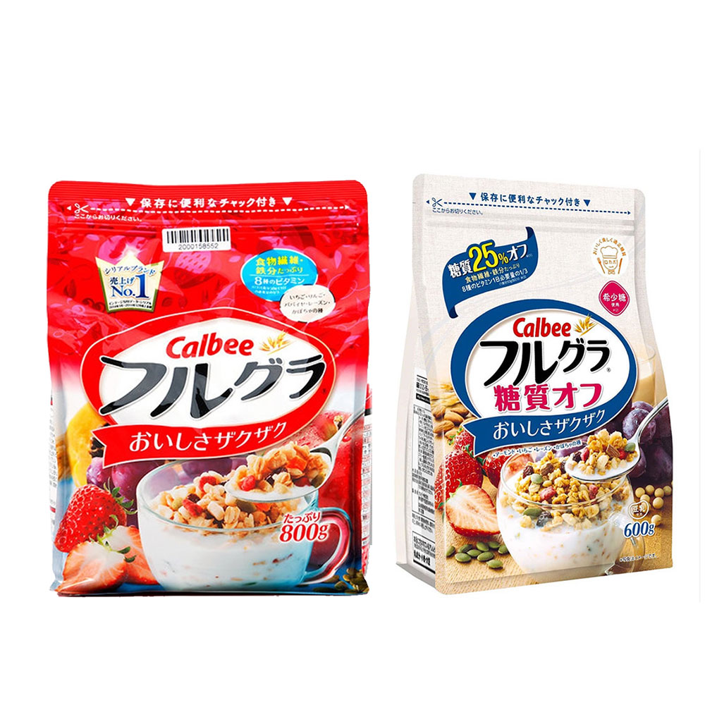 Ngũ cốc trái cây Calbee 800g Nhật Bản